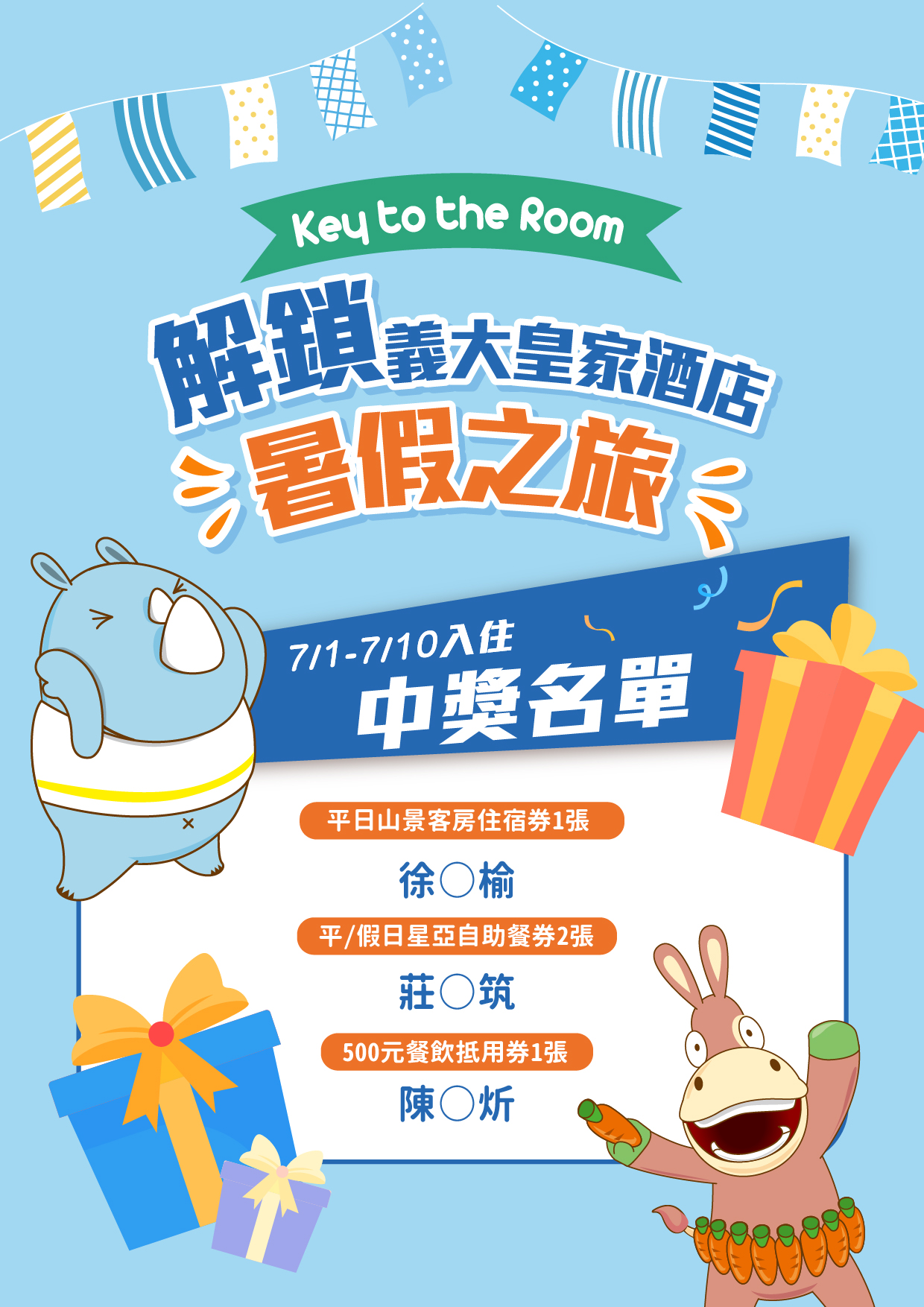 20250522-暑假活動 -中獎名單 20250522-暑假活動 -中獎名單